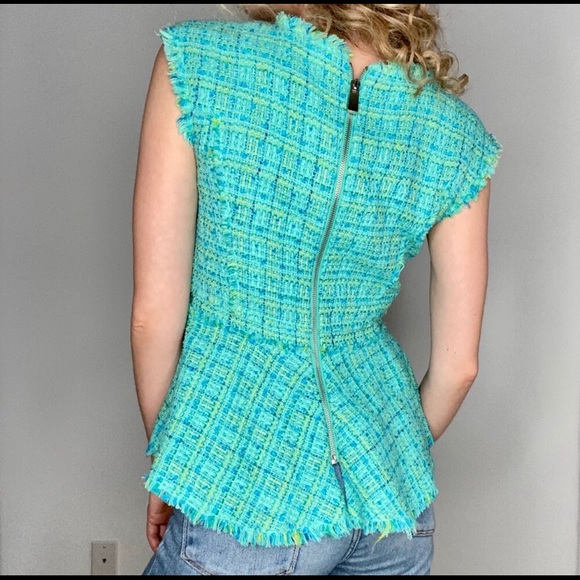 Tweed poplin top - Picture 4 of 4